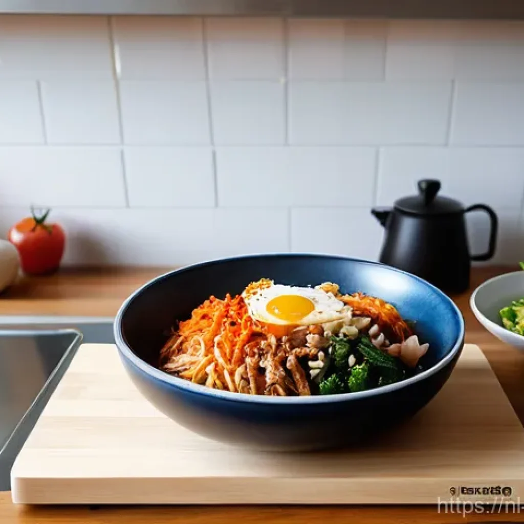 한식 대기업 밀키트 제품 - **Prompt 1: Effortless Korean Cuisine at Home**
    "A cheerful Dutch woman, around 30 years old, wi...