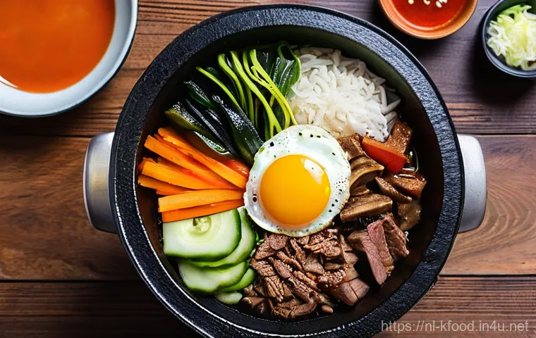 한식 맛집 지역별 추천 - **Korean BBQ Feast at a Lively Restaurant:** A vibrant, well-lit Korean BBQ restaurant in the Nether...